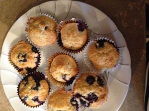 Sweet Blueberry Muffins